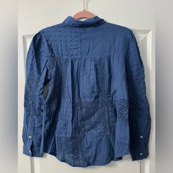 Sundance: Ameya Top Petite in blue - Picture 3 of 10